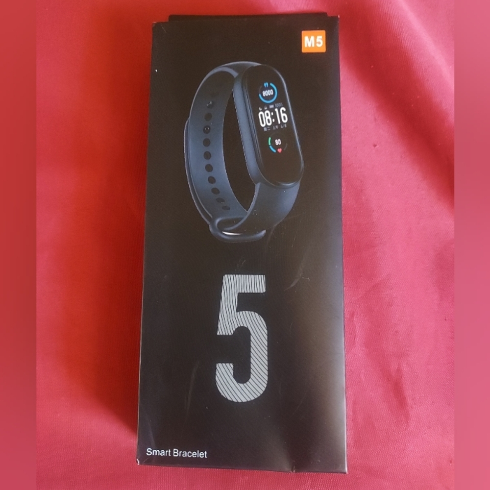 M5 Bluetooth Wireless Connection Smart Wristband Bracelet  Watch Black New
